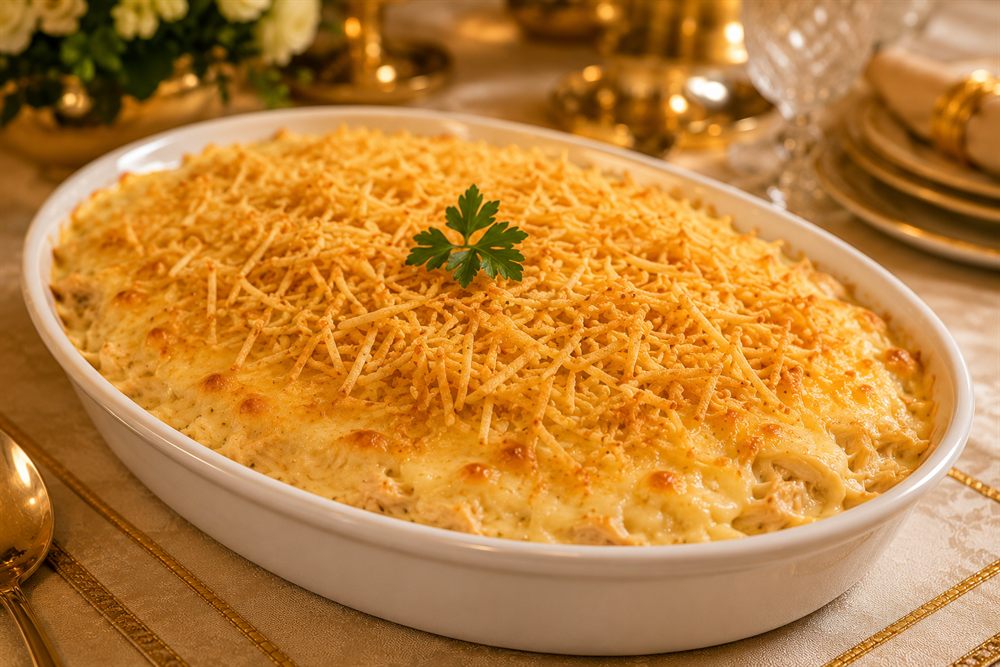 Fricassê gratinado